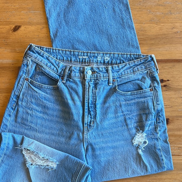 Old Navy High Rise Light Blue Jeans - Picture 3 of 6